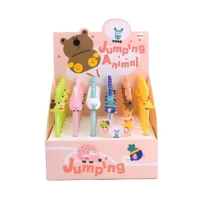 BOLIGRAFO RETRACTIL AZUL JUMPING ANIMAL X UNIDAD WERO - WE3011 - Image 1