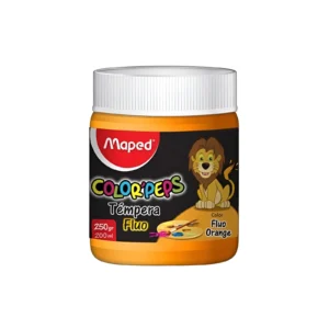 TEMPERA FLUO NARANJA 200ML EN POTE MAPED - 826576 - Image 1