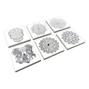 BASTIDOR IMPRESO MANDALA 20X20CM X UNIDAD MODELOS SURTIDOS FIME - Image 1