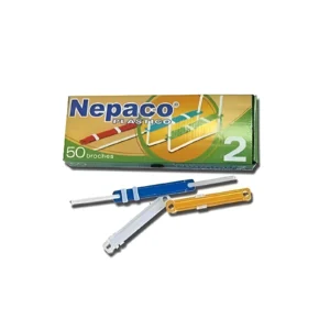 BROCHE NEPACO PLASTICO CAJA X50 UNIDADES BROPACO - 2007/2016 - Image 1