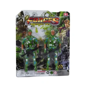 SET DE SOLDADOS 2 PIEZAS EN BLISTER 20.5X25.5CM - 54678 - Image 1