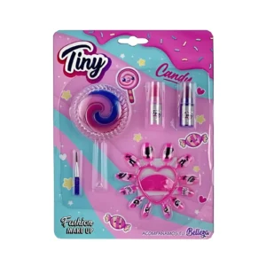 SET DE MAQUILLAJE INFANTIL Y UÑAS BLISTER 15.5X21CM TINY - 3290 - Image 1