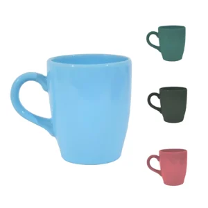 TAZA DE CERAMICA BOMBE 9X10.5CM X UNIDAD COLORES SURTIDOS - Image 1