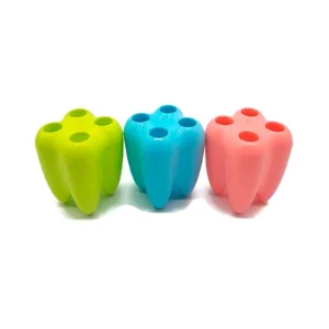 PORTACEPILLOS DE DIENTES ACRILICO MUELA 7.5X10CM X UNIDAD COLORES SURTIDOS - 200572 - Image 1