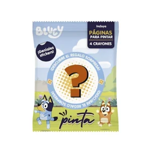 LIBRO PARA PINTAR CON CRAYONES PINTA SORPRESA BLUEY EN BLISTER 10X13CM VERTICE - 6226 - Image 1