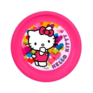 PLATO PLAYO PLASTICO EASY HELLO KITTY 21CM WABRO - 1245 - Image 1