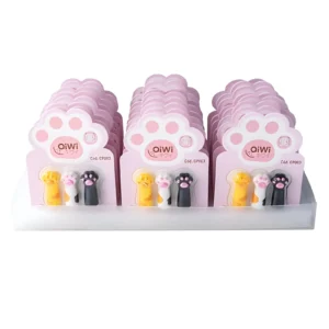 CAPUCHON DE GOMA PARA LAPICES HUELLITAS BLISTER X3 UNIDADES QIWI - CP003 - Image 1