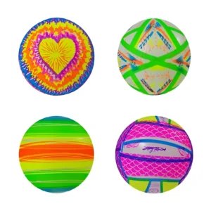 PELOTA DE GOMA FLUO 20CM X UNIDAD COLORES SURTIDOS - 855-23-1/882-24-4 - Image 1