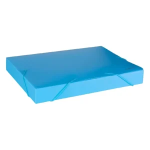 CAJA DE ARCHIVO OFICIO PVC PASTEL CON ELASTICO 4CM LAMA - DC403COFP4 - Image 1
