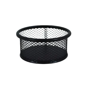 PORTACLIP REDONDO MALLA METALICA NEGRO 9X4CM VALUES - 802-01NE - Image 1