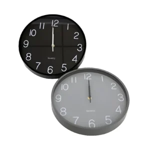 RELOJ DE PARED REDOND 30X30CM COL. SURT. EN CAJA - 016065 - Image 1