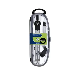 COMPAS TECNICO 155MM METALICO CON ACCESORIOS PIZZI - Image 1