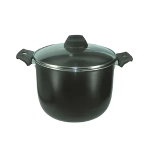 OLLA LINEA GRAFITO TAPA VIDRIO 20CM CHEFF-FLON - CG2202 - Image 1