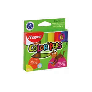 PLASTILINA X 6 COLORPEPS MAPED 827101 - Image 1