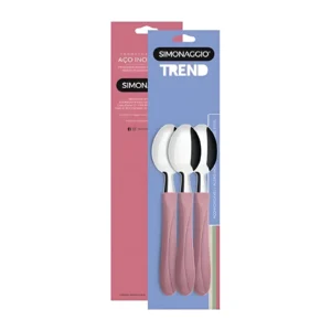 CUCHARITA LINEA TREND ROSA QUARTZ X3 SIMONAGGIO - TD11/3-QU