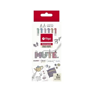RESALTADOR DOBLE PUNTA MUTE MULTILIGHTER CAJA X6 FILGO - - Image 1