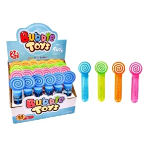 BURBUJERO STICK ESPIRAL 14CM X UNIDAD COLORES SURTIDOS - 53749 - Image 1