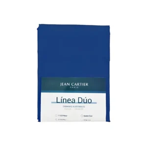 SABANA AJUSTABLE DUO 144 HILOS 1 1/2 48% ALGODON JEAN CARTIER - 0839/1