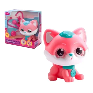 GATO ARCO IRIS DOCTOR C/ACC 21CM EN CAJA 26X26X16CM - - Image 1