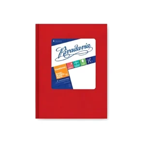 CUADERNO 16X21 RAYADO T/D ARAÑA ROJO 194H RIVADAVIA - Image 1