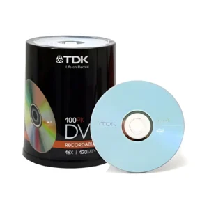 DVD 4.7GB 120 MINUTOS PACK POR 100 UNIDADES TDK - Image 1