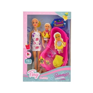MUÑECA SUMMER TINY CON ACCESORIOS EN CAJA 22X32CM - 5 - Image 1