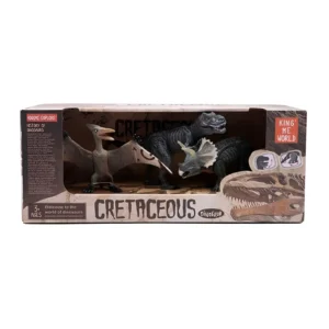 SET DINOSAURIOS X3 UNIDADES EN CAJA 25X10X9CM - 55139/75513 - Image 1