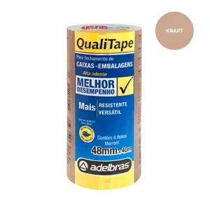 CINTA KRAFT AUTOADHESIVA 48MMX40MTS X1 UNIDAD ADELBRAS - CTK4840 - Image 1