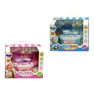 SET DE COCINA CON ANAFE 14 PIEZAS EN CAJA 25.5X23X11CM - 52946/70207 - Image 1