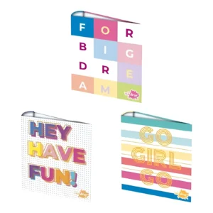 CARPETA CARTA 3X40 COLORFULL X UNIDAD MODELOS SURTIDOS INKDROP - 300202 - Image 1