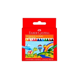 CRAYON DE CERA CAJA X12 UNIDADES FABER - 222012 - Image 1