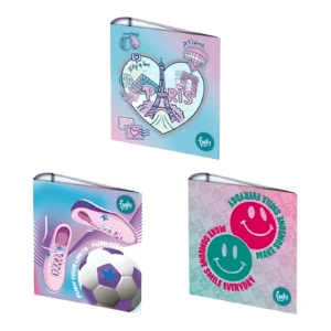 CARPETA CARTA 3X40 FOOTY GIRL II X UNIDAD MODELOS SURTIDOS INKDROP - 300225 - Image 1