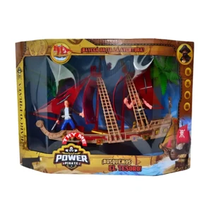 SET BARCO PIRATA CON ACCESORIOS EN CAJA 36X25X14CM - 55575 - Image 1