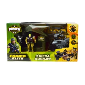 SET DE VEHICULOS MILITARES 11 PIEZAS  EN CAJA 34X18X11CM - 55535 - Image 1