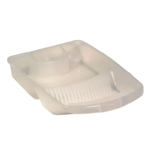 ESCURRIDOR CUADRADO TRANSPARENTE 46X34X9CM YESI - 123001 - Image 1