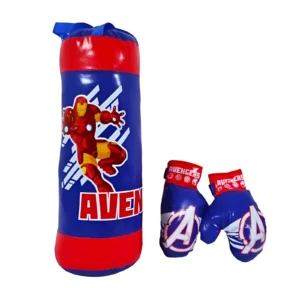 SET DE BOXEO AVENGERS CON GUANTES 50X18CM EN RED - 54745 - Image 1