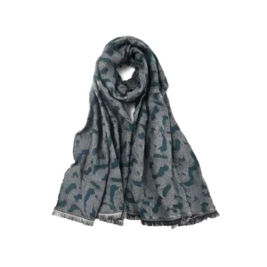 RUANA ANIMAL PRINT VERDE 70X180CM X1 SURTIDO - 32414 - Image 1