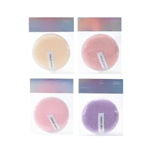 ESPONJA FACIAL DESMAQUILLANTE 10CM X UNIDAD COLORES SURTIDOS SKORA - 38878/1456