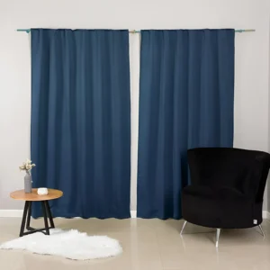 CORTINA AMBIENTE BLACK OUT TEXTIL 1.40X2.10MTS BLANCO PARIS - C4016 - Image 1