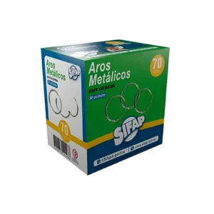 AROS METALICOS 70MM CAJA X50 UNIDADES SIFAP - 2600276200 - Image 1