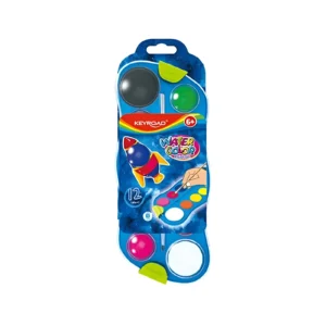 ACUARELA 12 COLORES CON PINCEL EN CAJA KEYROAD - KR971695 - Image 1