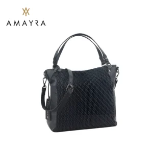 CARTERA PU NEGRA 29X10X32CM AMAYRA - 67.C2703.1 - Image 1