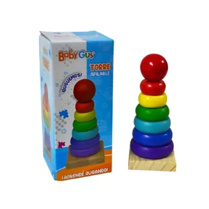TORRE APILABLE DE MADERA EN CAJA 6.5X15X6.5CM - 55812 - Image 1