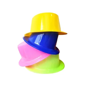 SOMBRERO PLASTICO FANTASIA COLORES SURTIDOS - SRE3 - Image 1