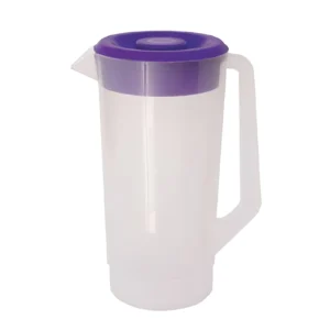 JARRA PLASTICA CON TAPA TRANSPARENTE 2000CC X UNIDAD COLORES SURTIDOS YESI - 252611 - Image 1
