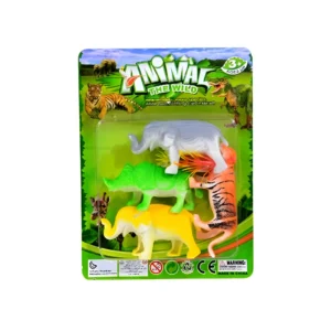 SET DE ANIMALES DE LA SELVA 5PZS EN BLISTER 14X18.5CM - Image 1