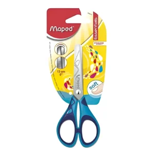 TIJERA ESCOLAR ESSENTIAL SOFT 13CM BLISTER X1 MAPED - 46 - Image 1