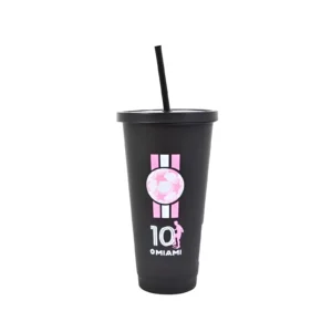 VASO ALTO CON SORBETE FUTBOL MIAMI 750CC X UNIDAD - 6381 - Image 1