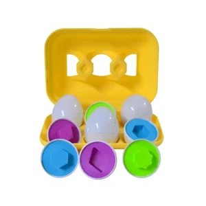 JUEGO DE ENCASTRE HUEVOS DIDACTICOS 9X13CM - F-02130B - Image 1