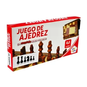 JUEGO DE AJEDREZ MADERA MAGNETICO 30X15CM - 56012 - Image 1